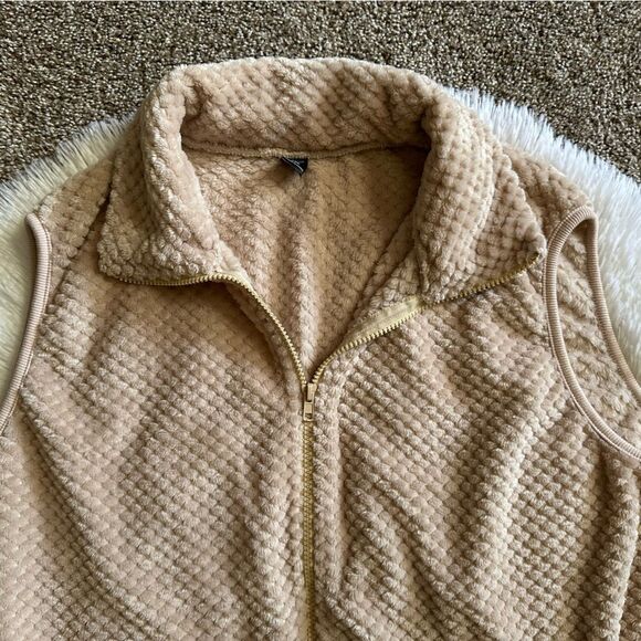 SHEIN Curve Vest Tan Soft Womens Size 3X - Picture 4 of 6
